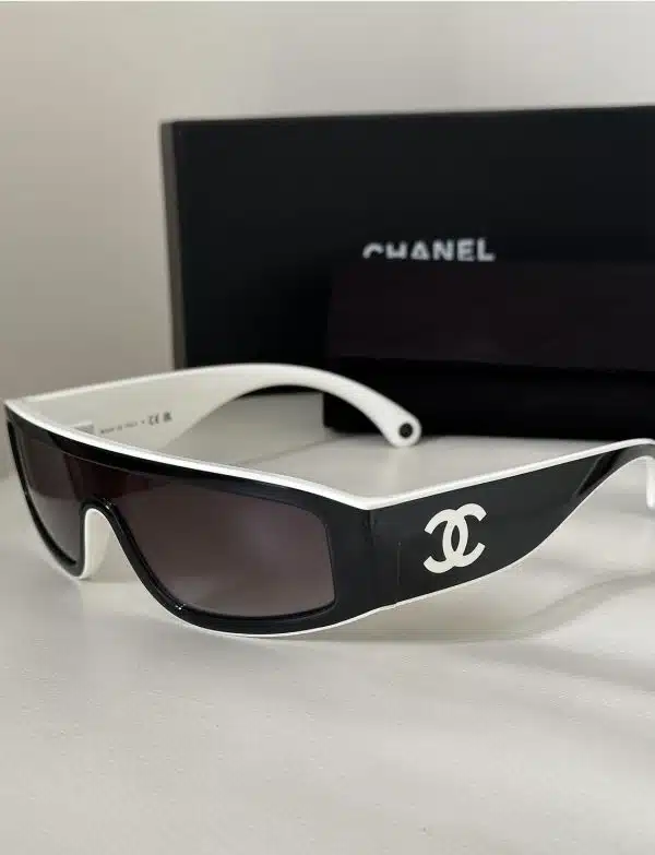 Maison C. Oversized Shield Sunglasses
