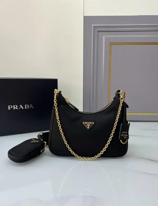PRV Milano Nylon Shoulder Bag