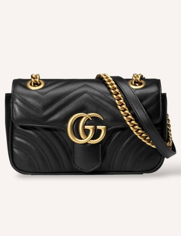 Casa G. Quilted Marmo Shoulder Bag