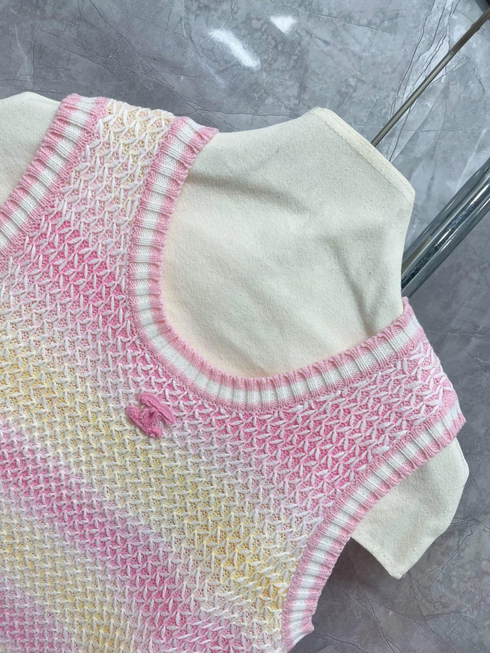 Chanel Pink Tank Top - Image 3