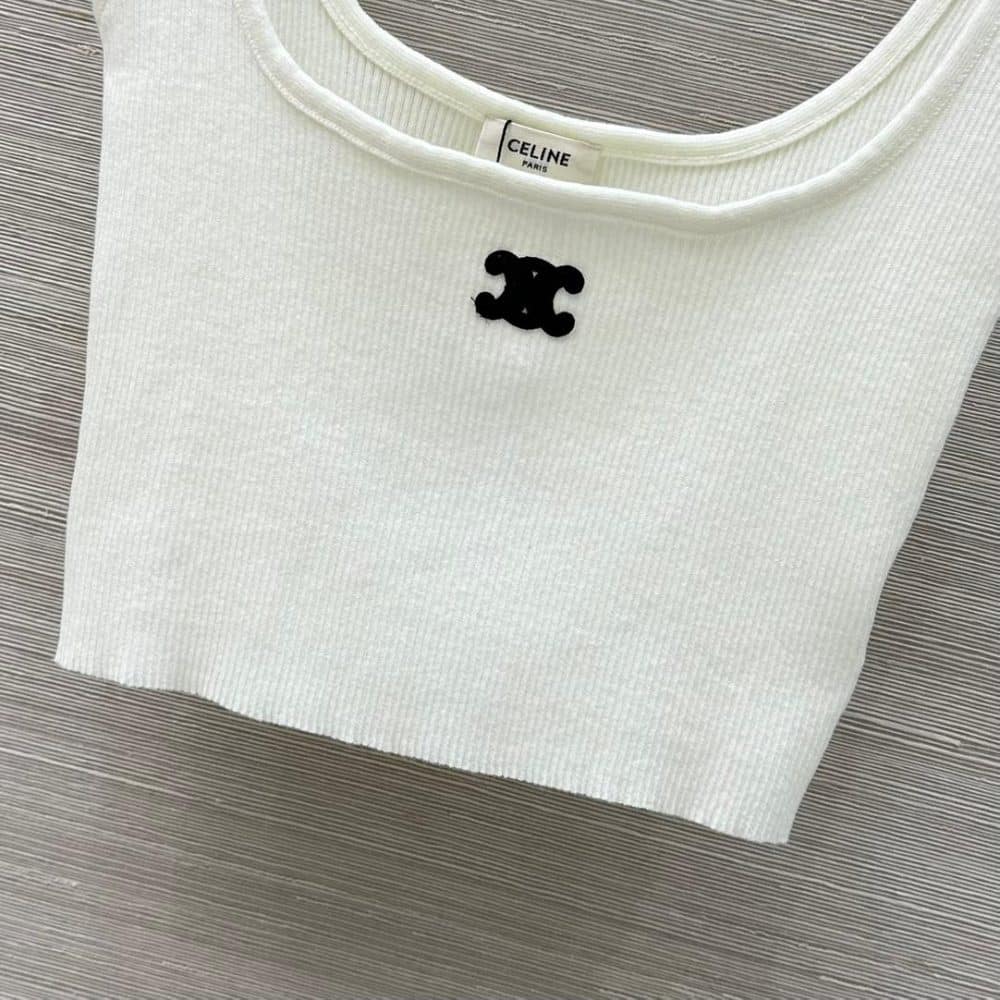 C|LNE Paris Sleek Fit Cropped Top - Image 2