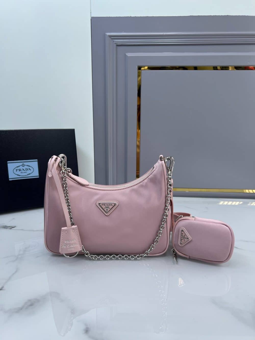 PRV Milano Nylon Shoulder Bag - Image 4