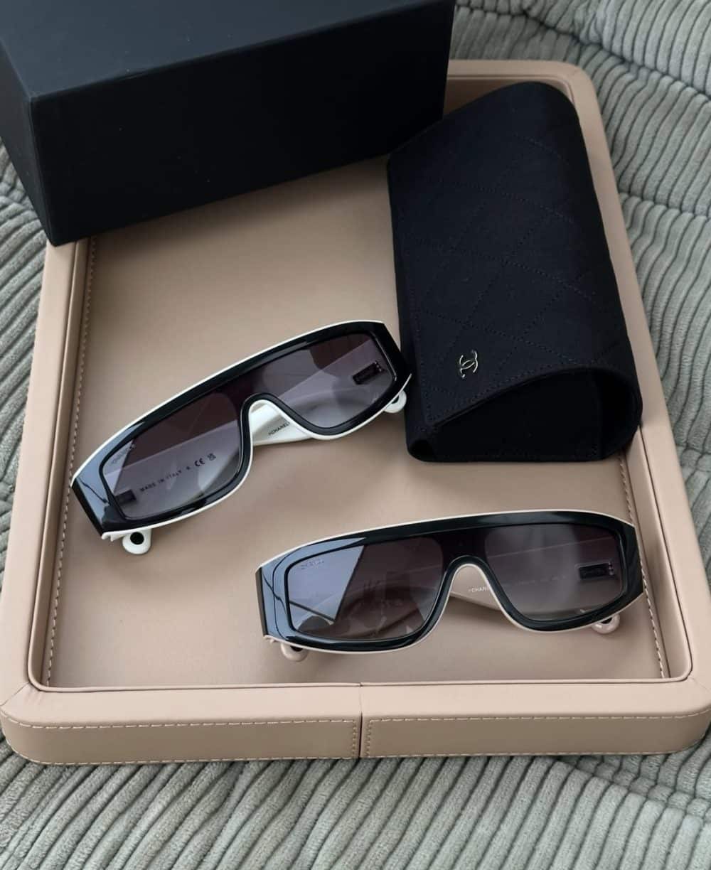 Maison C. Oversized Shield Sunglasses - Image 4