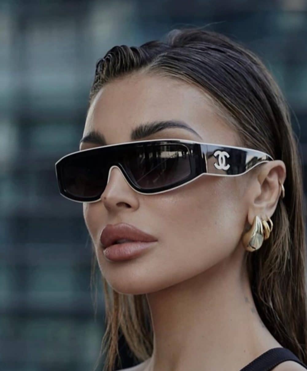 Maison C. Oversized Shield Sunglasses - Image 2