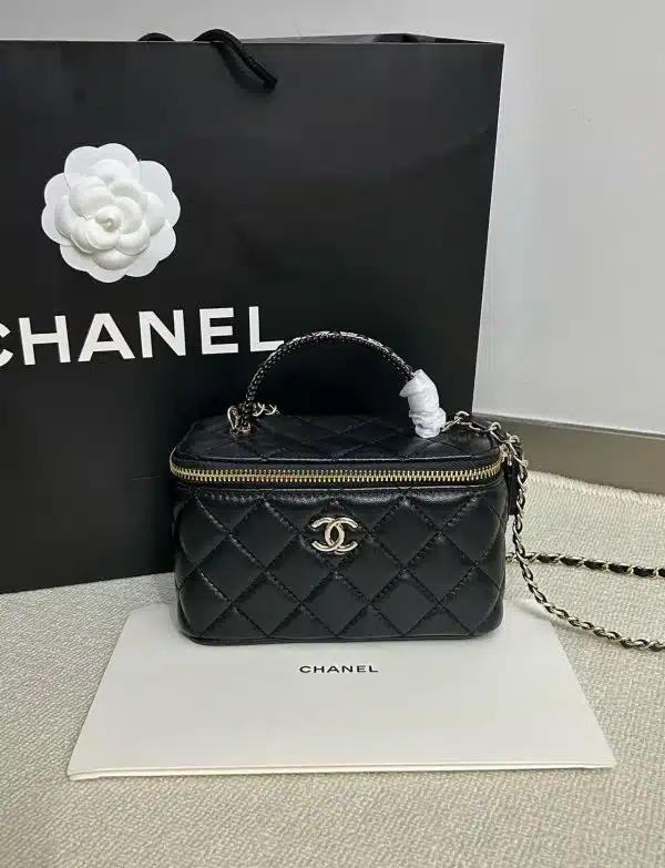 Maison C. Quilted Vanity Chain Bag